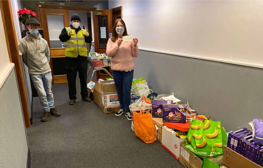 Tyne Pressure Testing employees donate to local foodbanks